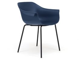 Crane Chair - Black Post - Navy Shell