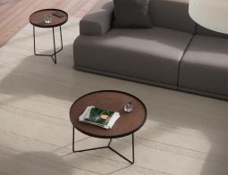 Medium Coffee Side Table Alora Walnut Combo