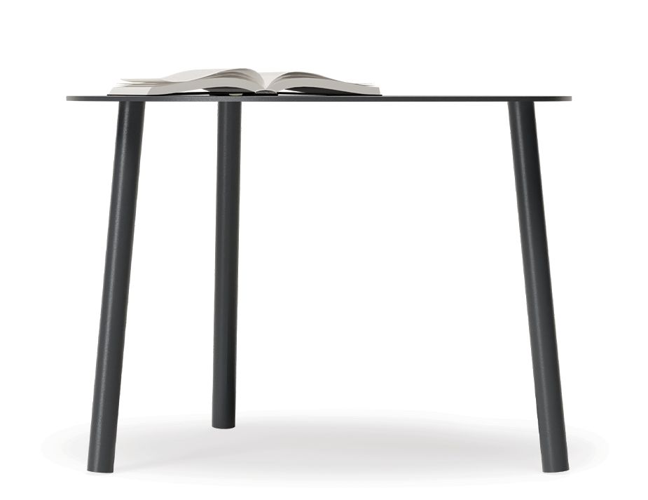 Side Table Modern Charcoal Small Outdoor