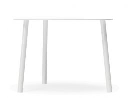 Aluminum Side Table White Outdoor