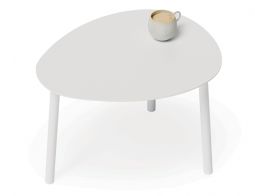 Indoor Outdoor Side Table White