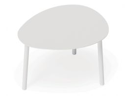 Powdercoat White Table Outdoor Side