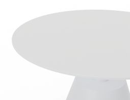 Outdoor White Sidetablealuminum