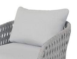 Cushion White Light Grey Alma White
