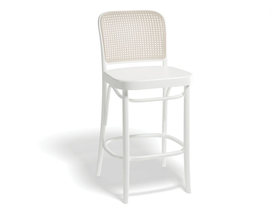 White wooden stool chair discount
