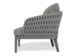 Cushion Grey Charcoal Alma