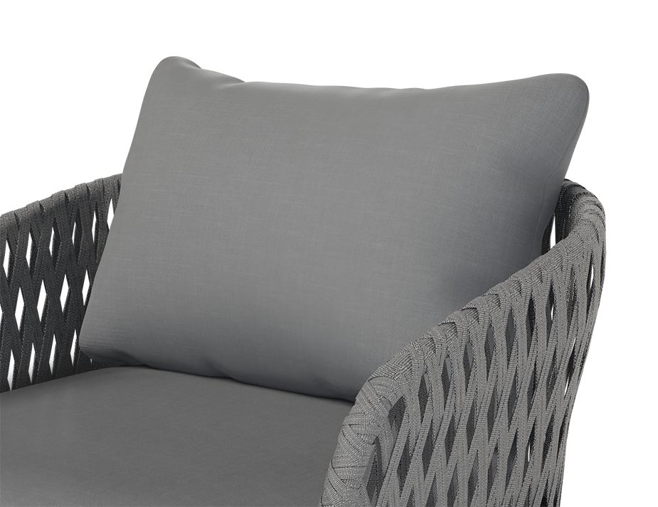 Cushion Comfortable Outdoor Grey Alma