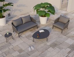 Charcoal Alma Outdoor Seating Set