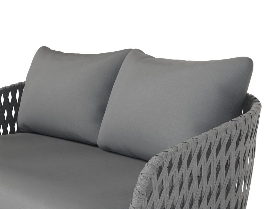 Two Cushions Charcoal Dark Grey