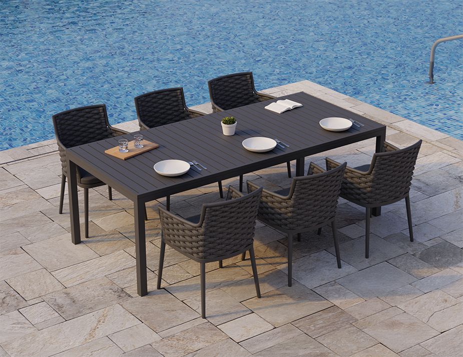Charcoal dining chairs set of 2025 6