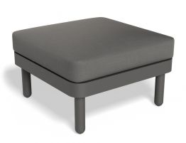 Siano Modular Pouf - Outdoor - Charcoal - Dark Grey Cushion