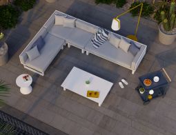 Outdoor Furniture White Collectionset