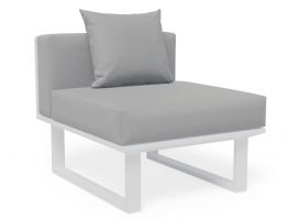 Vivara Sofa - White - Modular Section E - No Arm 
