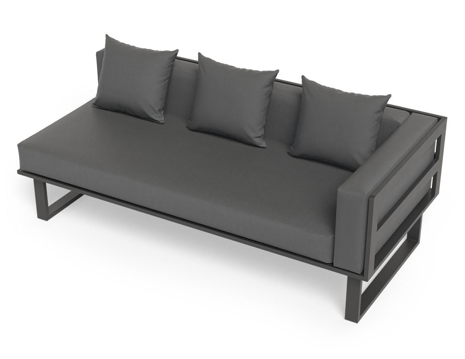 Right Arm Charcoal Vivara Outdoor Couch