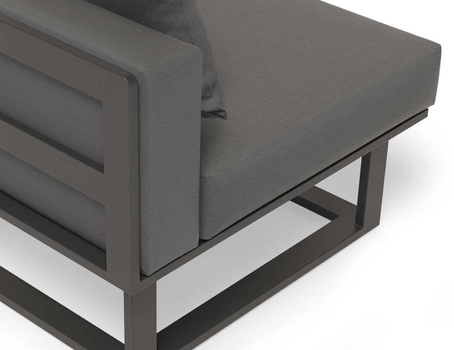 Sofa Corner Vivara Charcoal