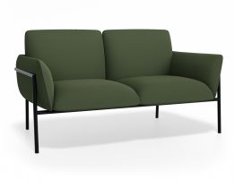 Charlie 2 Seater Lounge Chair - Green
