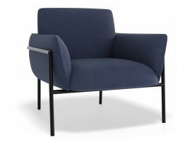 Charlie Single Seater Lounge Chair Blue