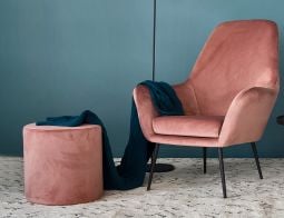 Accentpink Velvet Chair