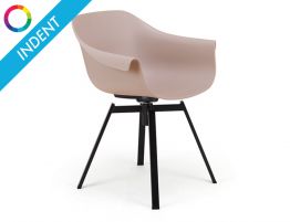 Crane Chair with Metal Swivel Base - Indent