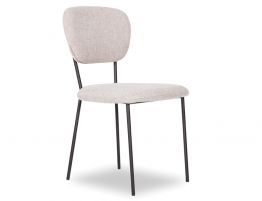 Filo Chair in Light Grey Fabric
