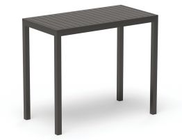 Halki Table - Outdoor - High Bar - 125cm x 65cm - Charcoal