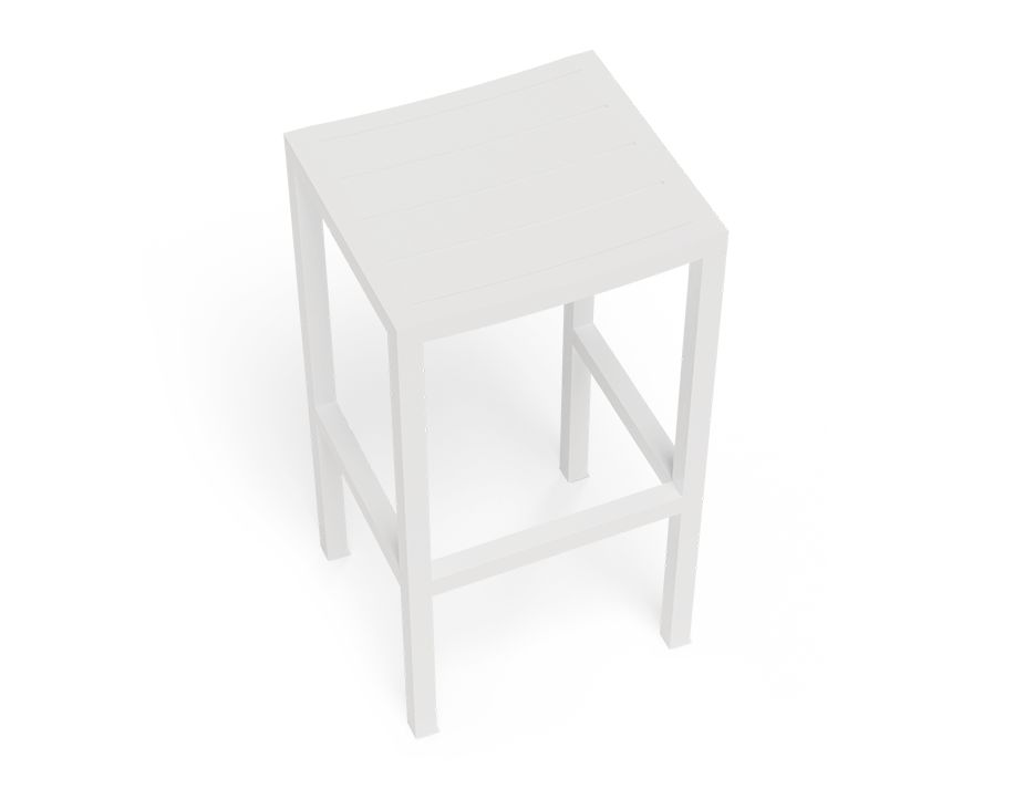 Barstool White Outdoor 