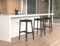 Andi BacklessStools Black 1