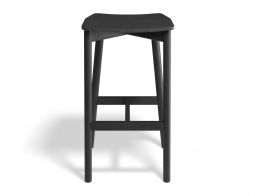 Andi Backless Barstool Black Front