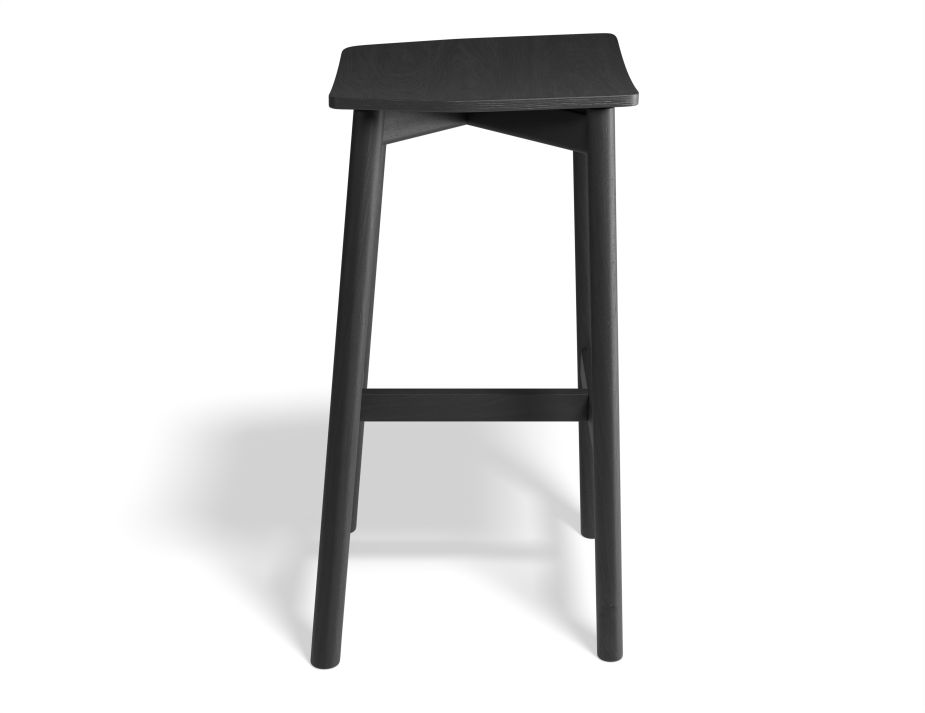 Andi Backless Barstool Black Side