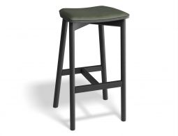 Andi Backless Barstool Pad Black Greenpu