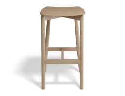 Andi Backless Barstool Ash Front