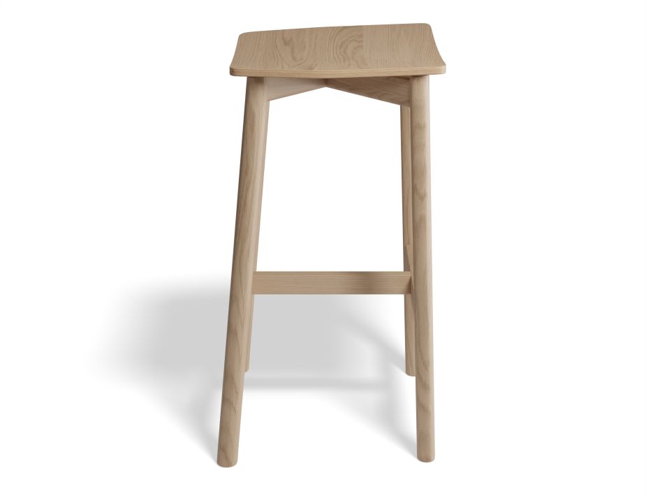 Andi Backless Barstool Ash Side