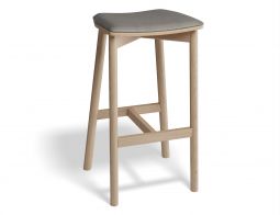 Andi Backless Barstool Pad Ash Greypu