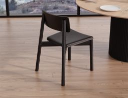 Back Andi Chair All Black With Cushion