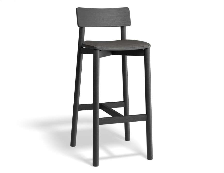 Andi Barstool Pad Black Charcoalfabric