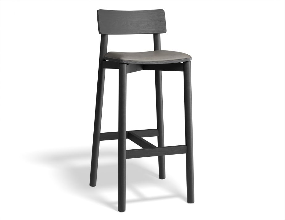 Andi Barstool Pad Black Greypu