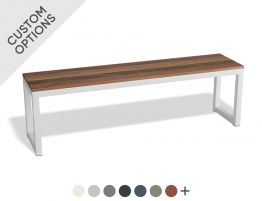Lilico Box End Outdoor Bench Seat - Spotted Gum