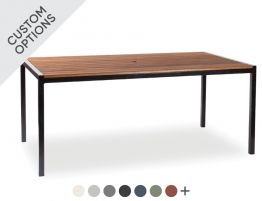 Moonah Outdoor Dining Table - Spotted Gum 