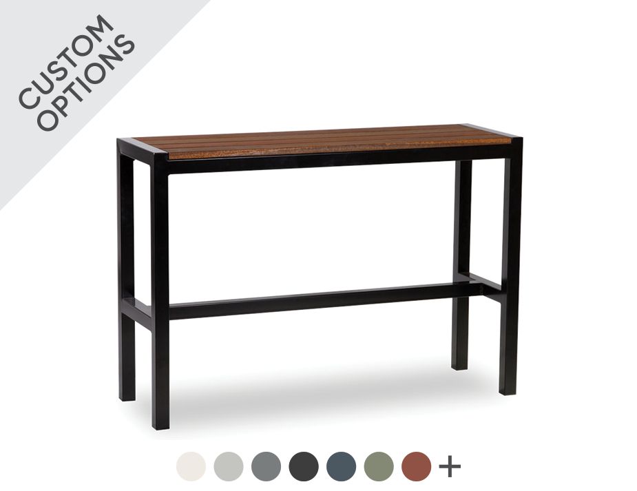 Bar table store bench seat