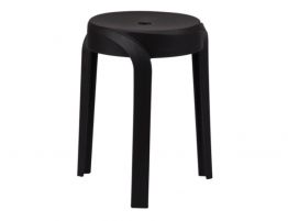 Swirl Stool - Black