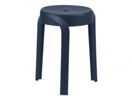 Swirl Stool - Navy