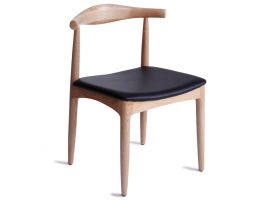 Bow Chair - Natural - Black Pad