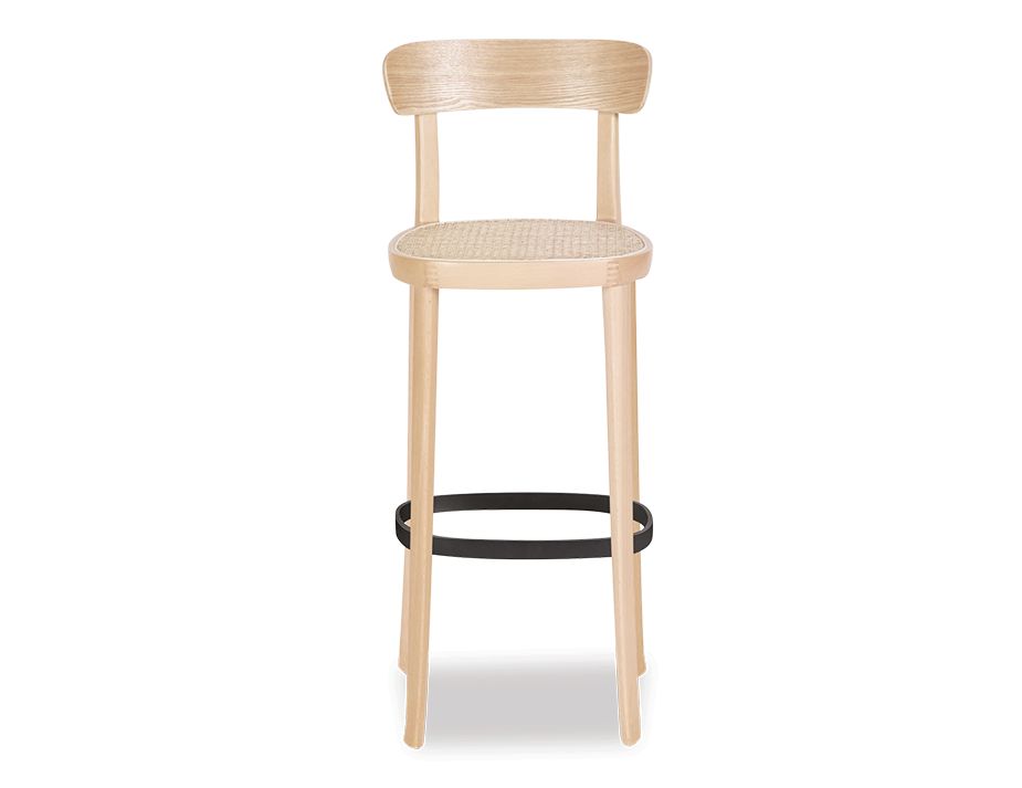 Stool Rattan Bar Natural