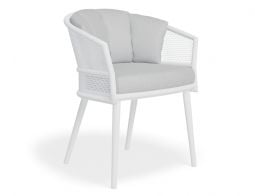 Avila Dining Chair White Modern
