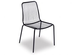 Imelda Modern Wire Dining Chair  Black  4