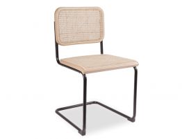 Calibre Chair - Black with Natural Cane ***Clearance***