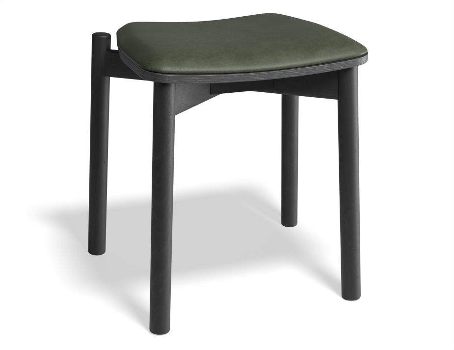 Andi Lowstool Pad Black Greenpu