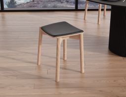 Back Andi Low Stool Natural Cushion