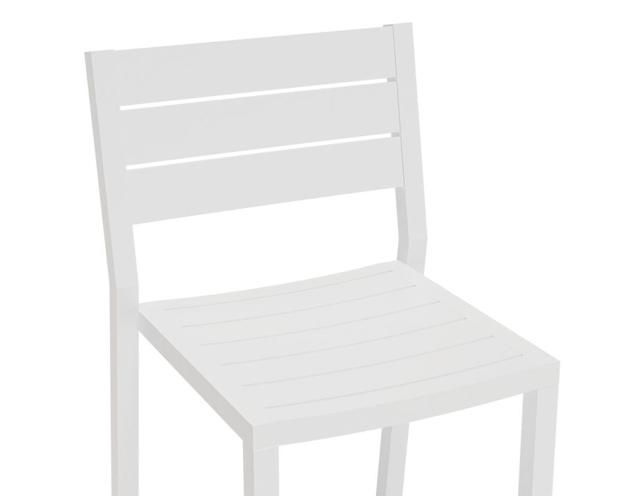 White Outdoor Barstool