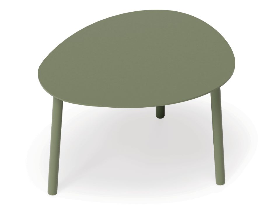 Outdoor Side Table Green Modern